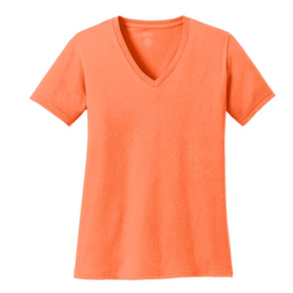 Ladies Core Cotton V Neck Tee Thumbnail