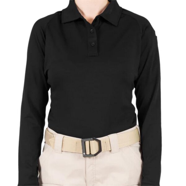 Women's Performance Long Sleeve Polo  Thumbnail