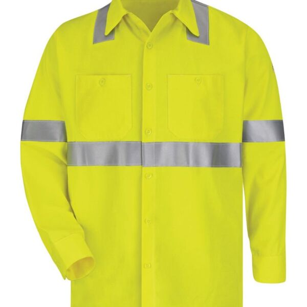 High Visibility Long Sleeve Work Shirt Thumbnail