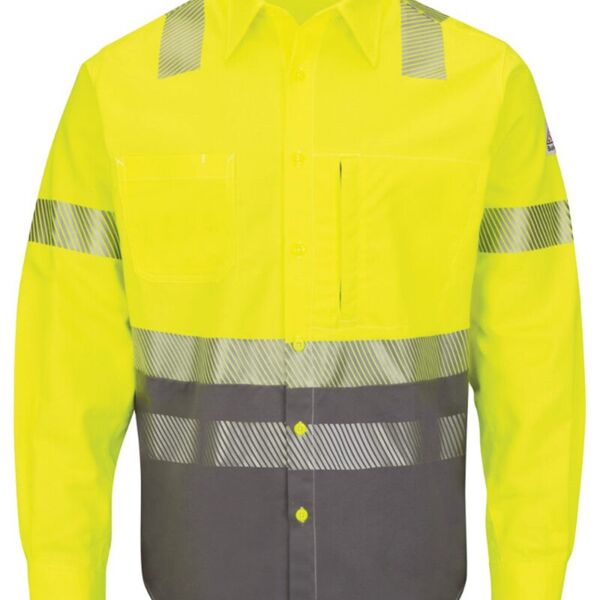 Hi-Visibility Color Block Uniform Shirt - EXCEL FR® ComforTouch® - 7 oz. - Tall Sizes Thumbnail