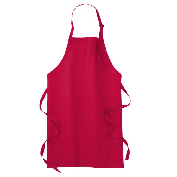 Full Length Cotton Apron with Pockets Thumbnail